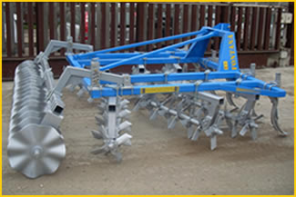 HARROWS with slanting blades