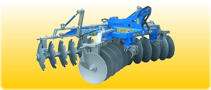 HARROWS WITH CARRIED DISKS IN 4 SECTIONS Series ED S Synchro