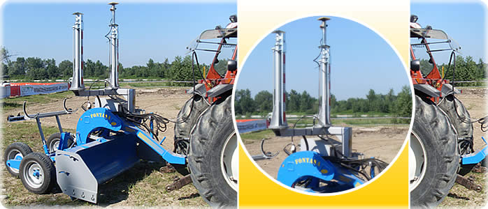 Manufacturing of laser controlled systems with GPS system for land levelling