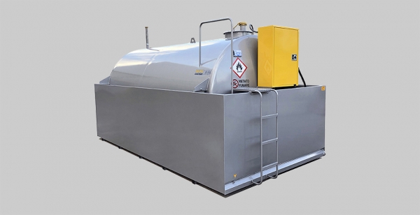 Fontana S.r.l. - Homologated diesel TANK FUEL with erogation system in cabinet