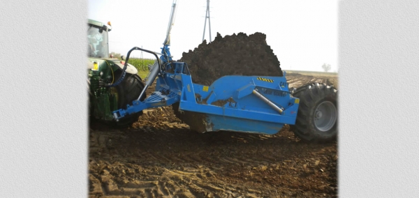 Fontana S.r.l. -  SCRAPER con notevole facilit&agrave; di riempimento su qualsiasi tipo di terreno